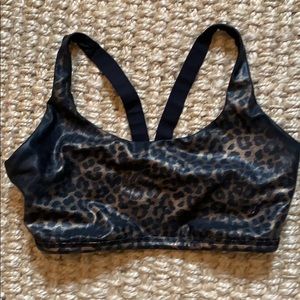 EUC. One wear .Spanx leopard sport bra